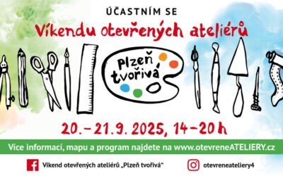 🎨 Víkend otevřených ateliérů Plzeň 2025